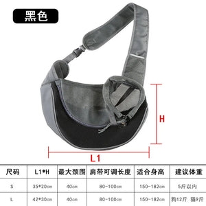 Dog Bag Pet Puppy Carrier S/L Outdoor Travel Dog Shoulder Bag Mesh Oxford Sling Handbag Tote Pouch Yorkie Chihuahua Holder