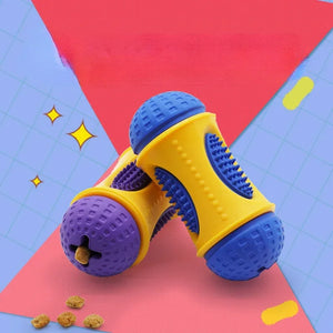 Dog Toy Spill Ball Waist Drum Dog Teeth Cleaning Rubber Toy Card Food Resistant Pet Teeth Cleaning Pet Supplies