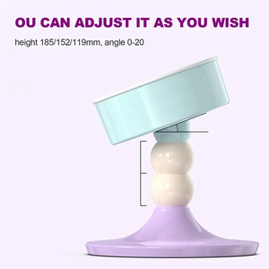 Cat Food Bowl Adjustable Dog Bowl With Stand Rotatable Anti Vomiting Protect Pets Spine Feeding Supplie For Puppy
