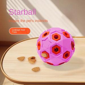 Natural Rubber Molar Teeth Cleaning Light-Emitting Medium-Sized Toy Ball Interactive Training Self-Hi Relieving Stuffy Dog