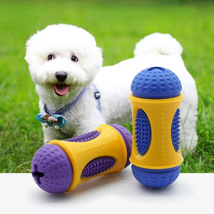 Dog Toy Spill Ball Waist Drum Dog Teeth Cleaning Rubber Toy Card Food Resistant Pet Teeth Cleaning Pet Supplies