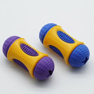 Dog Toy Spill Ball Waist Drum Dog Teeth Cleaning Rubber Toy Card Food Resistant Pet Teeth Cleaning Pet Supplies