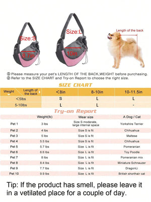 Dog Bag Pet Puppy Carrier S/L Outdoor Travel Dog Shoulder Bag Mesh Oxford Sling Handbag Tote Pouch Yorkie Chihuahua Holder