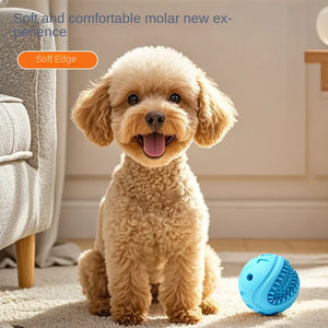 Vocalization Bite- Wear-Resistant Squall Ball Molar Teeth Cleaning Interactive Dog Toy Natural Rubber Pet Toys