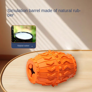 Leakage Storage Food Red Wine Molar - Dog Toy Bite-Resistant Interactive Puzzle Rubber Pet Toys