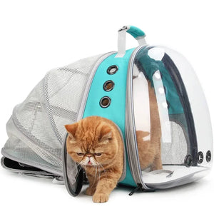 Expandable Cat Carrier Backpack Large Transparent Pet Travel Backpack Bubble Space Capsule Pet Travel Bag, Easy To Use