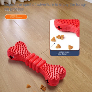 New Soft Spike Bone , Teeth Cleaning Chew Toy Medium Dogs, Durable and Indestructible