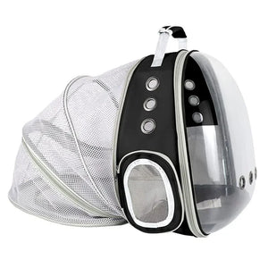 Expandable Cat Carrier Backpack Large Transparent Pet Travel Backpack Bubble Space Capsule Pet Travel Bag, Easy To Use