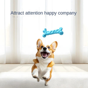 Chewable Teething Hot Sale Indestructible Realistic Bone Dog Natural Rubber Pet Toy