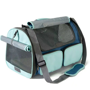Foldable Portable Pet Carrier Bag, Breathable Car Travel Handheld Cat Carrier Bag for Small Dogs & Cats Pet Supplies