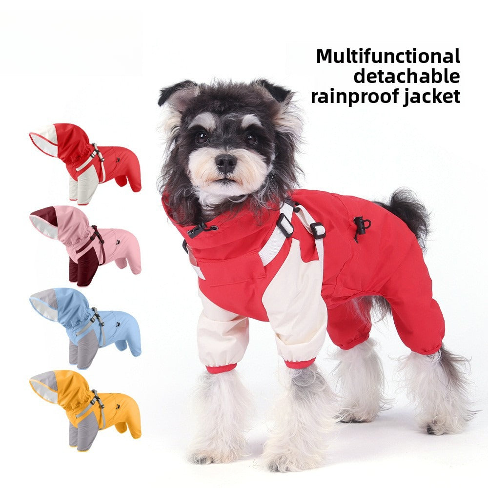 🌧️🛡️  Hurricane level protection | Dog all-weather assault armored raincoat (3D adjustable explosion-proof version)