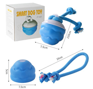 New rechargeable dog ball intelligent dog toys to relieve boredom and make sound automatically rolling electric magic weapon
