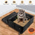 Outdoor Foldable Cat Litter Box Portable Folding Travel Pet Litter Box Dog Toilet Tray Folding Cat Litter Potty Waterproof