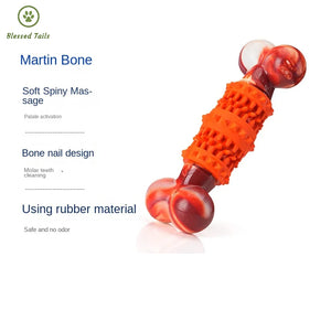 Molar Simulation Bone Pet Bite Not Bad Natural Rubber Tooth Cleaning Educational Large Dog Toy