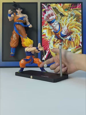 “Kame Pai Qigong Wave” Levitation Night Light Dragon Ball Goku Office Wooden Anime Surroundings Birthday Gift for Boys Girls Friends Creative Ornament
