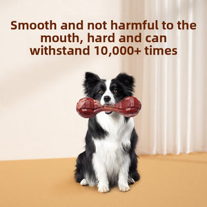 Nylon Serrated Bones Teething Dog Toys Biteproof Interactive Training Release Energy Cleaning Teeth Medium Dog Toys