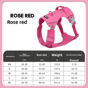 Summer dog's chest and back are light and breathable and waterproof dog leash outdoor dog walking explosion-proof dog rushing