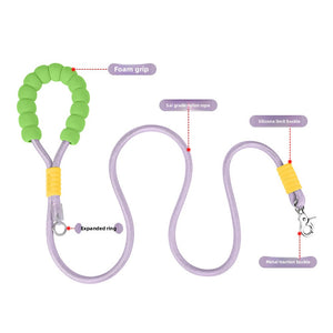 Universal leash for cats and dogs, dopamine explosion-proof traction leash for outdoor large dogs, multi-functional dog leash for dog training, special dog walking leash