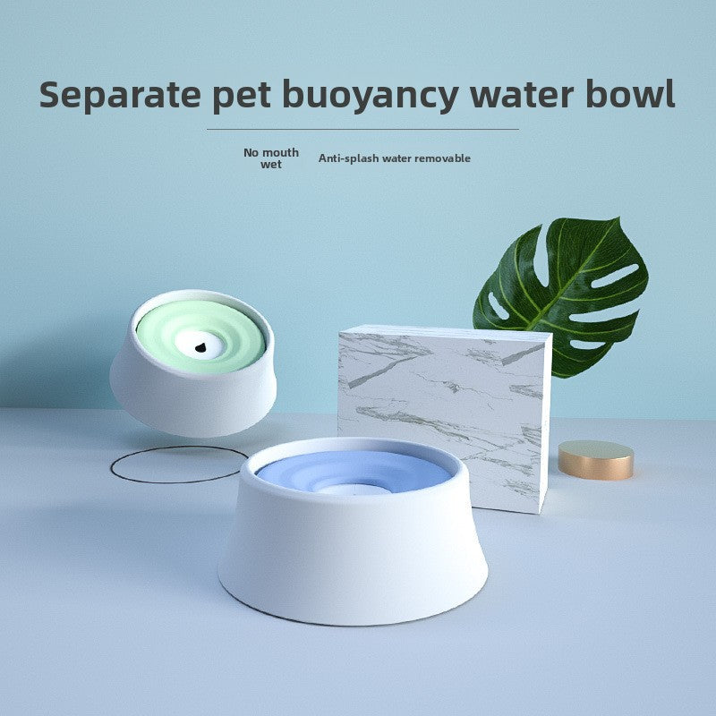 Dog automatic watering bowl non-wet mouth cat water bowl dog bowl pet anti-splash and non-slip cat bowl supplies in stock