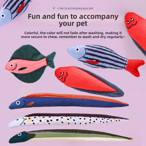 Cat toys rattling paper catnip fish pet plush toys self high boredom simulation fish teasing cat artifacts