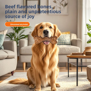 PP material simulation bone toys teething dog toys chewing dog toys chewing dog toys to relieve boredom of self-improvement