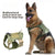 Two-piece set of large dog tactical chest strap outdoor waterproof explosion-proof traction leash chest strap medium and large working dog vest