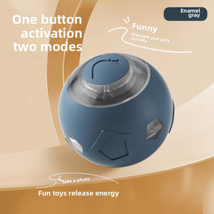 Pet toy ball | grinding-resistant automatic bounce ball | Colorful LED lighting + intelligent interaction | Universal anti-boring artifact for cats and dogs